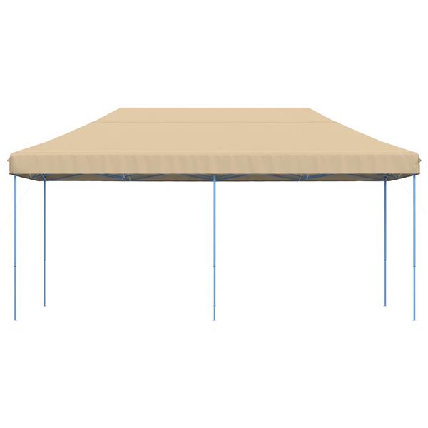 Grote foto vidaxl partytent beige 292 x 580 x 315 cm oxford stof tuin en terras overige tuin en terras