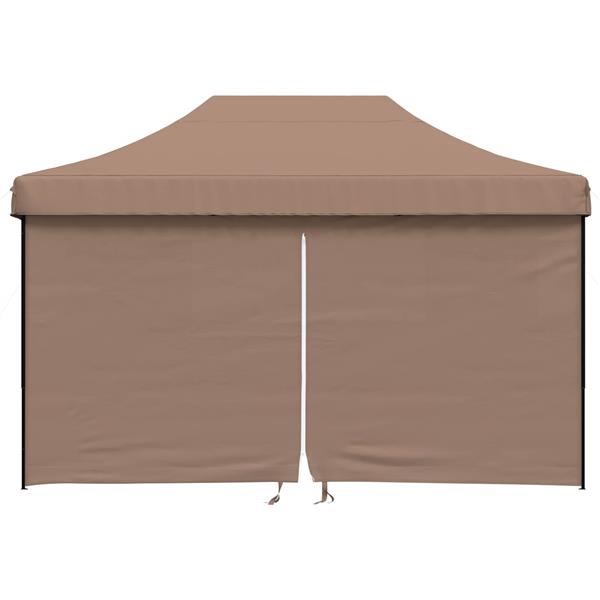 Grote foto vidaxl partytent bruin 292 x 440 x 315 cm oxford stof tuin en terras overige tuin en terras