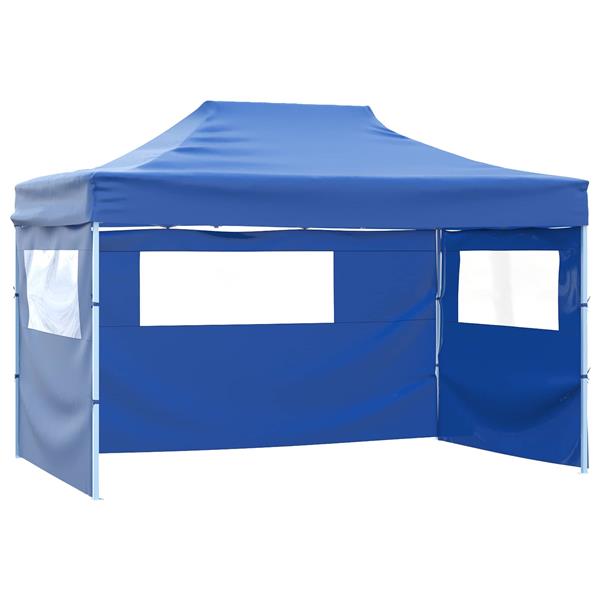 Grote foto vidaxl partytent blauw 291 x 431 x 315 cm oxford stof tuin en terras overige tuin en terras