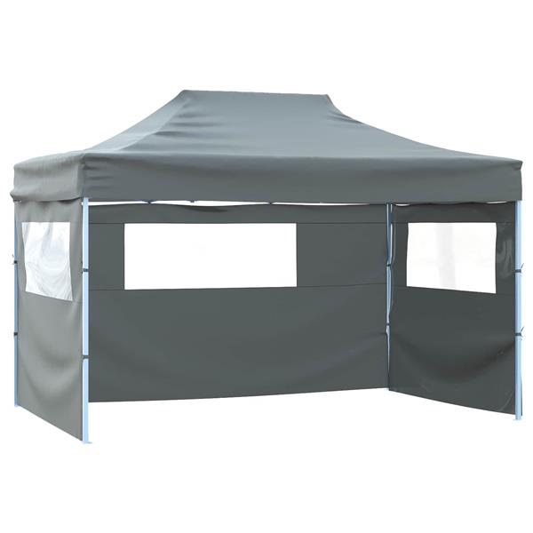 Grote foto vidaxl partytent antraciet 291 x 431 x 315 cm oxford stof tuin en terras overige tuin en terras