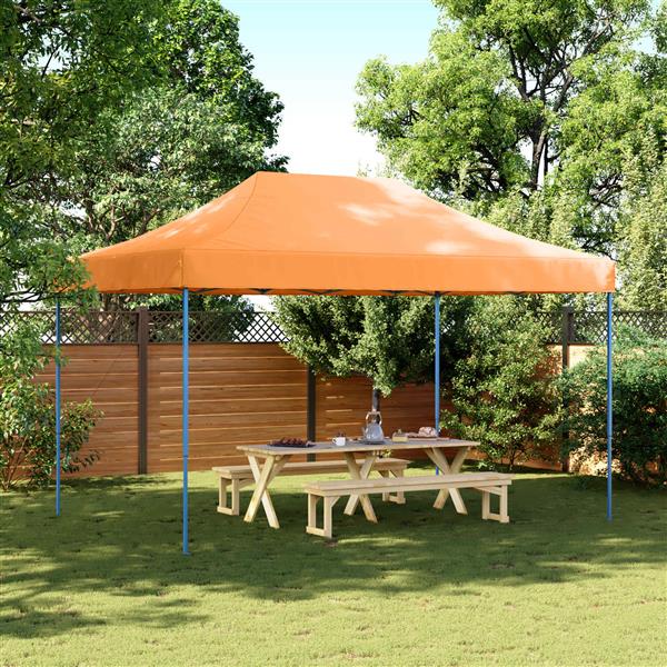 Grote foto vidaxl partytent oranje 292 x 440 x 315 cm oxford stof tuin en terras overige tuin en terras