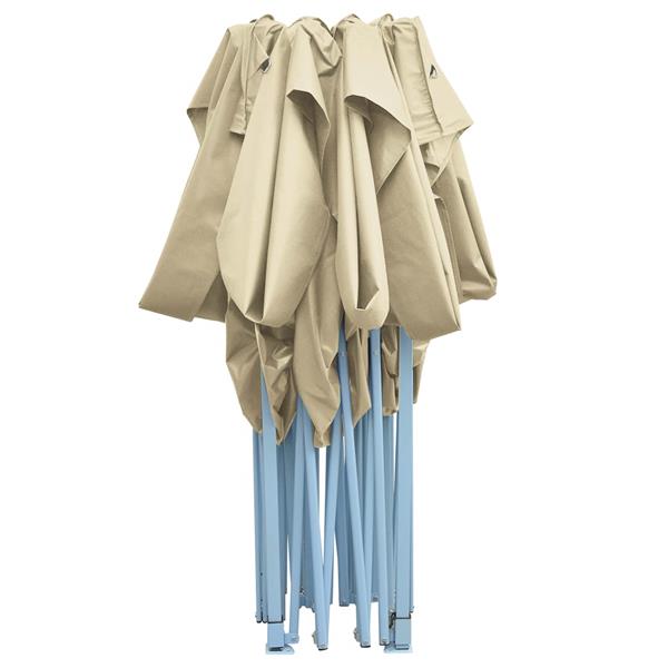 Grote foto vidaxl partytent cr me 291 x 431 x 315 cm oxford stof tuin en terras overige tuin en terras