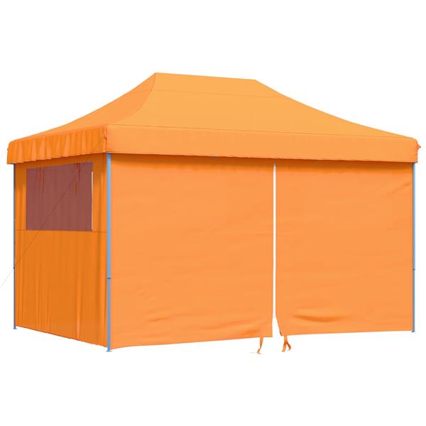 Grote foto vidaxl partytent oranje 279 x 410 x 315 cm oxford stof tuin en terras overige tuin en terras