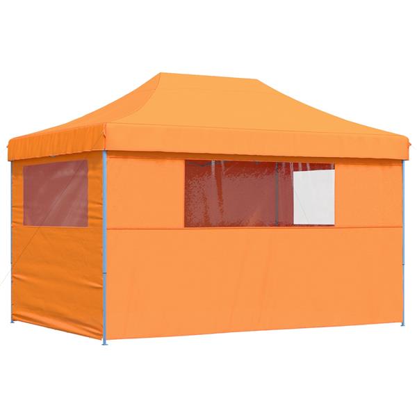 Grote foto vidaxl partytent oranje 279 x 410 x 315 cm oxford stof tuin en terras overige tuin en terras