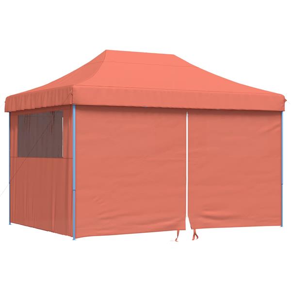 Grote foto vidaxl partytent terracotta 279 x 410 x 315 cm oxford stof tuin en terras overige tuin en terras