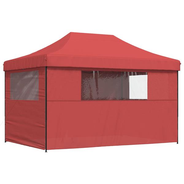 Grote foto vidaxl partytent bordeauxrood 279 x 410 x 315 cm oxford stof tuin en terras overige tuin en terras
