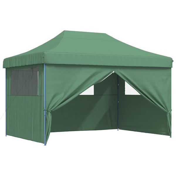 Grote foto vidaxl partytent groen 279 x 410 x 315 cm oxford stof tuin en terras overige tuin en terras