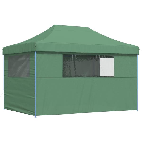 Grote foto vidaxl partytent groen 279 x 410 x 315 cm oxford stof tuin en terras overige tuin en terras