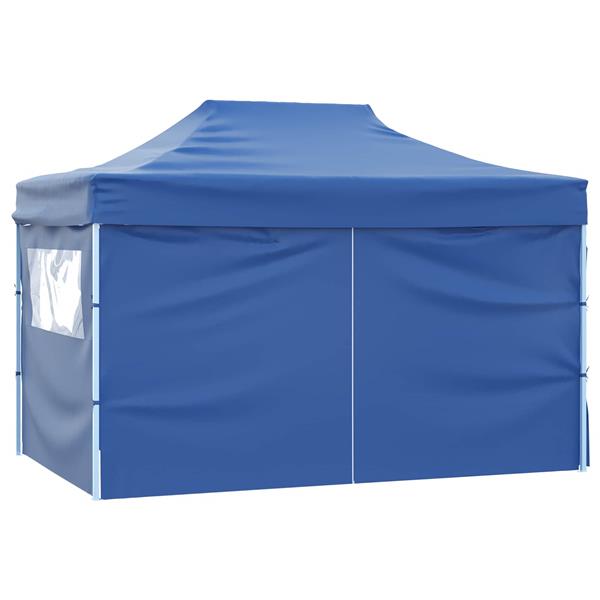 Grote foto vidaxl partytent blauw 280 x 410 x 315 cm oxford stof tuin en terras overige tuin en terras