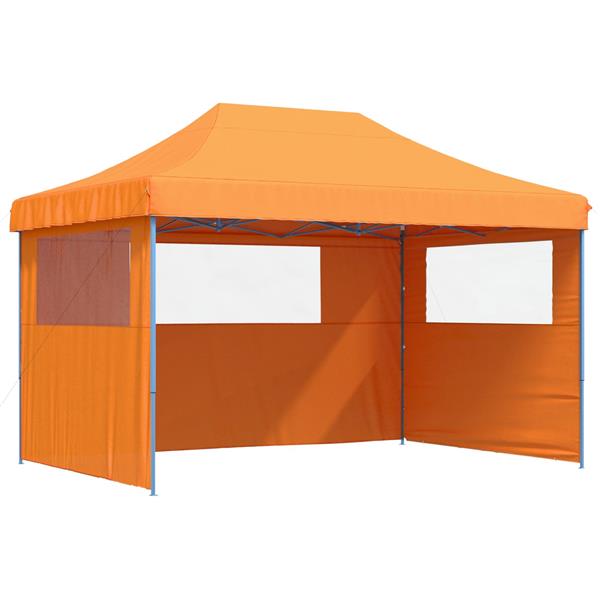 Grote foto vidaxl partytent oranje 279 x 410 x 315 cm oxford stof tuin en terras overige tuin en terras