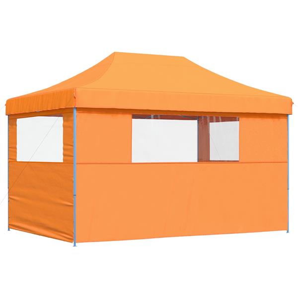 Grote foto vidaxl partytent oranje 279 x 410 x 315 cm oxford stof tuin en terras overige tuin en terras