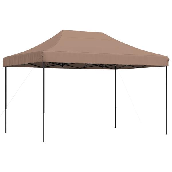 Grote foto vidaxl partytent bruin 279 x 410 x 315 cm oxford stof tuin en terras overige tuin en terras