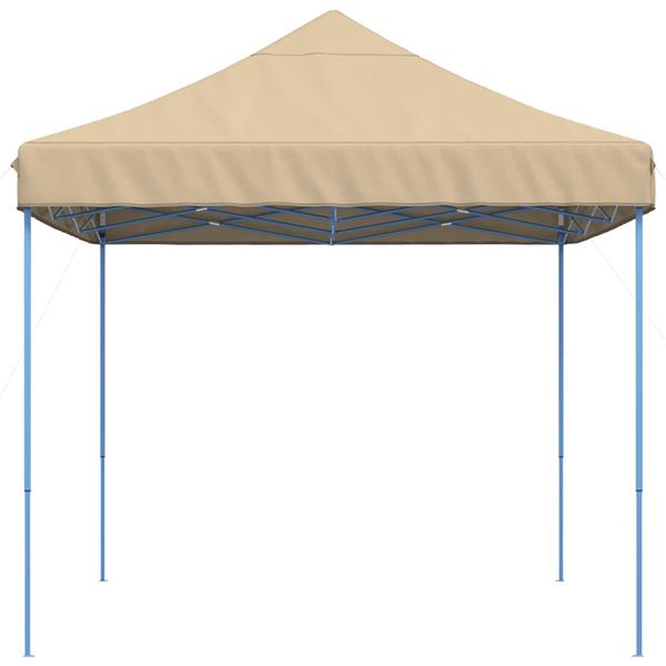 Grote foto vidaxl partytent beige 279 x 410 x 315 cm oxford stof tuin en terras overige tuin en terras
