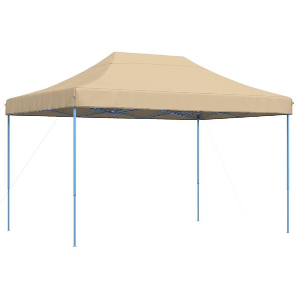 Grote foto vidaxl partytent beige 279 x 410 x 315 cm oxford stof tuin en terras overige tuin en terras