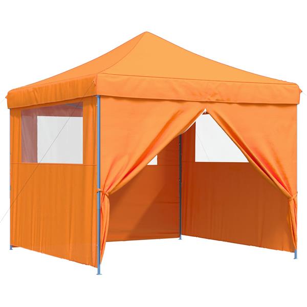 Grote foto vidaxl partytent oranje 292 x 292 x 315 cm oxford stof tuin en terras overige tuin en terras