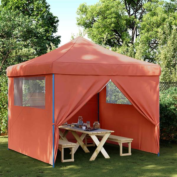 Grote foto vidaxl partytent terracotta 292 x 292 x 315 cm oxford stof tuin en terras overige tuin en terras