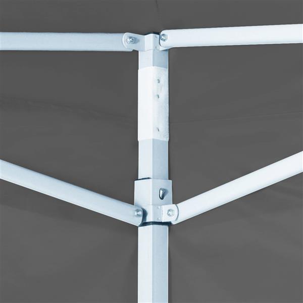 Grote foto vidaxl partytent antraciet 291 x 291 x 315 cm oxford stof tuin en terras overige tuin en terras