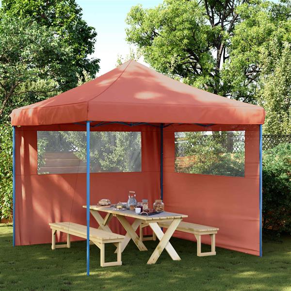 Grote foto vidaxl partytent terracotta 292 x 292 x 315 cm oxford stof tuin en terras overige tuin en terras