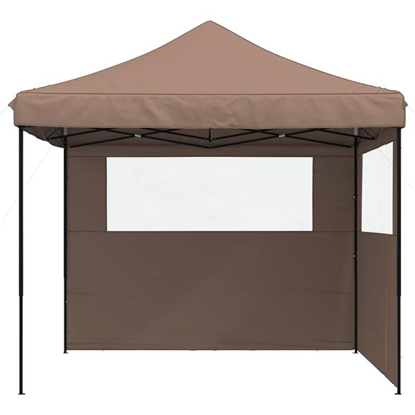 Grote foto vidaxl partytent bruin 292 x 292 x 315 cm oxford stof tuin en terras overige tuin en terras
