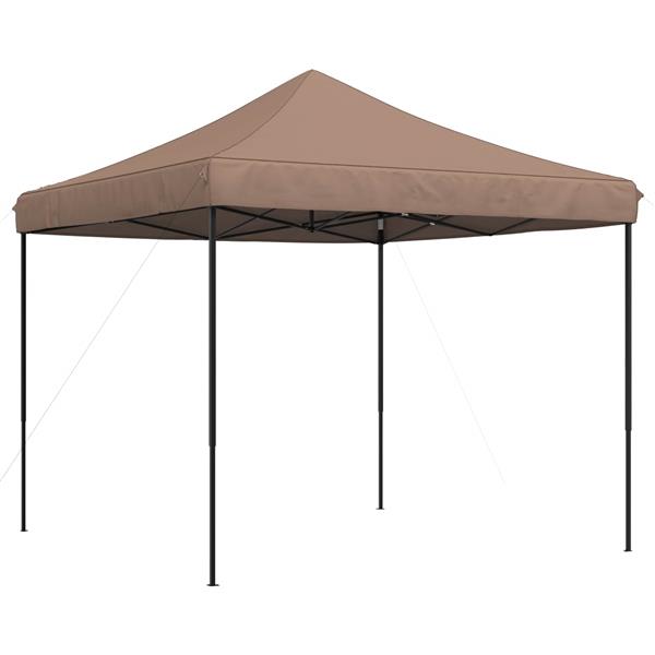 Grote foto vidaxl partytent bruin 292 x 292 x 315 cm oxford stof tuin en terras overige tuin en terras