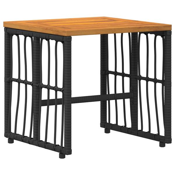 Grote foto vidaxl buitenmeubelset 3 pcs zwart en donkergrijs staal en poly rattan tuin en terras tuinmeubelen