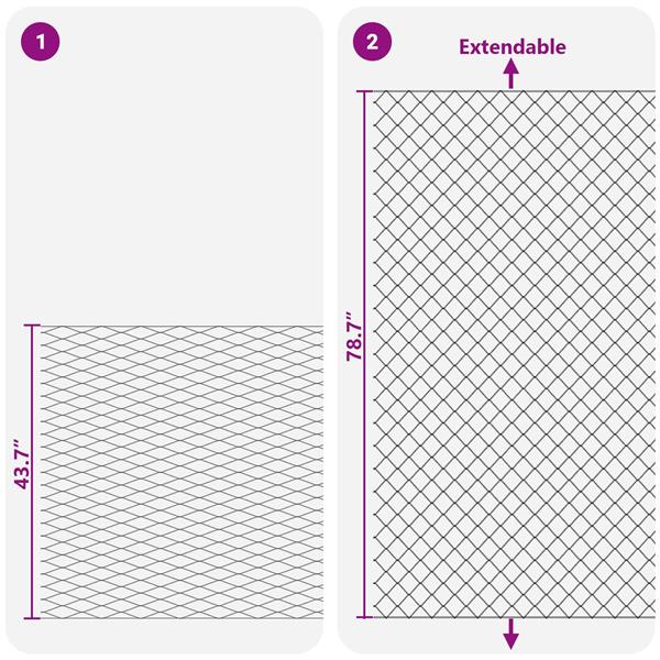 Grote foto vidaxl kettenschakelhek gegalvaniseerd 2 x 10 m glas tuin en terras tuindecoratie