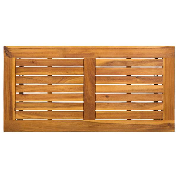 Grote foto vidaxl buiten tafel grijs 80 x 40 x 40 cm staal en poly rattan tuin en terras tuinmeubelen