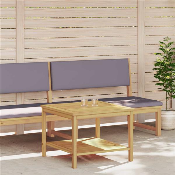 Grote foto vidaxl bijzettafel olie naturel 60 x 60 x 45 cm massief acaciahout huis en inrichting eettafels