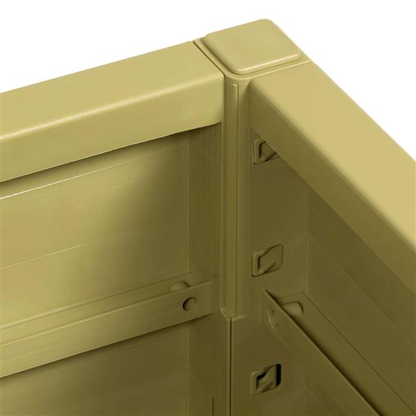 Grote foto vidaxl tuinbloembak groen 80 x 36 x 35 cm pp tuin en terras overige tuin en terras