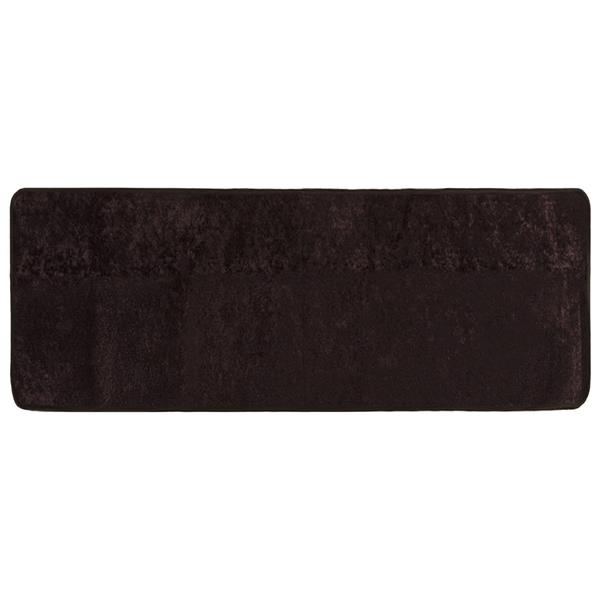 Grote foto vidaxl vloerkleedloper marsa antraciet 200 x 80 cm polyester en pvc huis en inrichting vloerbedekking en kleden