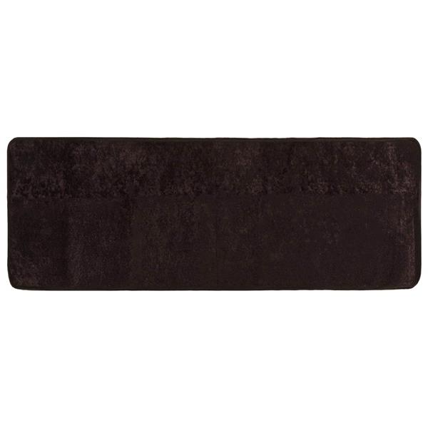 Grote foto vidaxl vloerkleedloper marsa antraciet 250 x 100 cm polyester en pvc huis en inrichting vloerbedekking en kleden