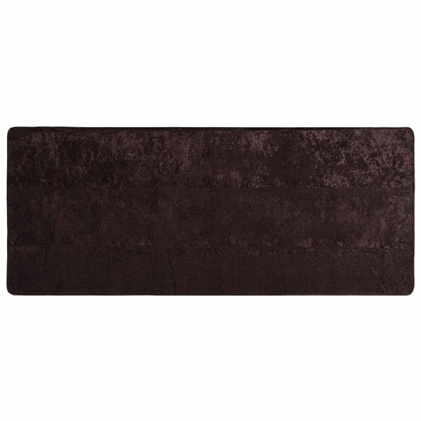 Grote foto vidaxl vloerkleedloper marsa antraciet 200 x 100 cm polyester en pvc huis en inrichting vloerbedekking en kleden