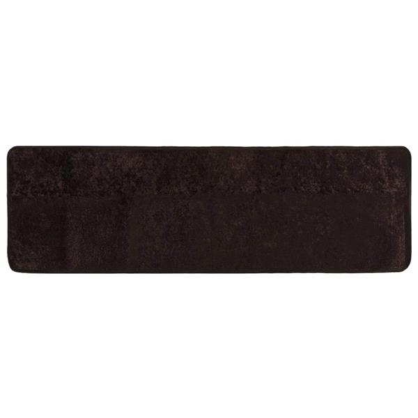 Grote foto vidaxl vloerkleedloper marsa antraciet 250 x 80 cm polyester en pvc huis en inrichting vloerbedekking en kleden