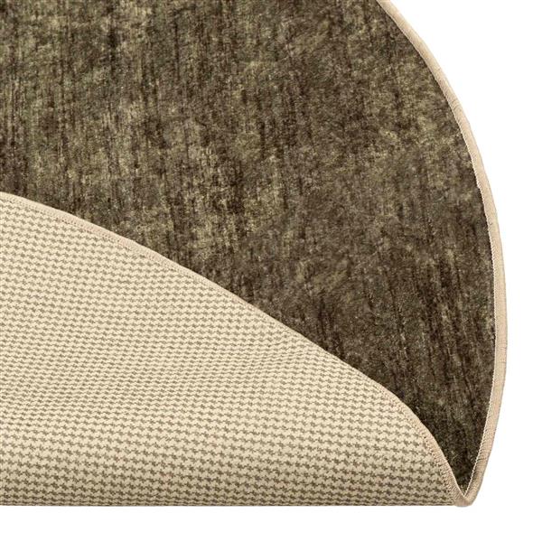 Grote foto vidaxl vloerkleedloper marsa bosgroen 120 cm polyester en pvc huis en inrichting vloerbedekking en kleden