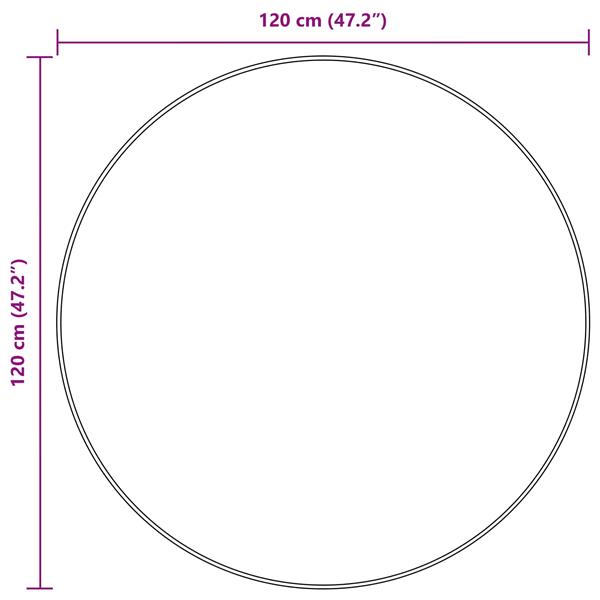 Grote foto vidaxl vloerkleedloper marsa bosgroen 120 cm polyester en pvc huis en inrichting vloerbedekking en kleden