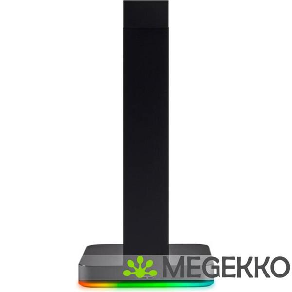 Grote foto corsair st100 rgb premium headset stand with 7.1 surround audio tv en foto koptelefoons