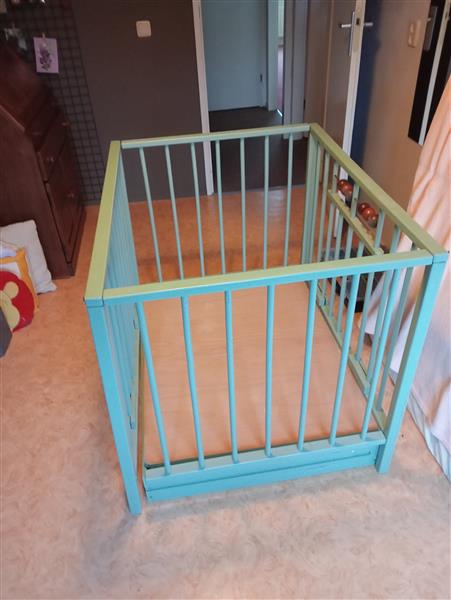 Grote foto box kleur groen kinderen en baby boxen