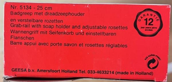 Grote foto geesa badgreep met zeephouder huis en inrichting complete badkamers