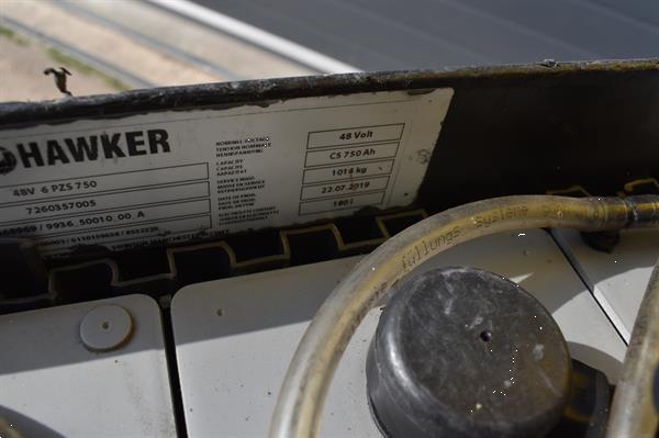 Grote foto hyster 1600kg elektrisch met vorkversteller agrarisch heftrucks