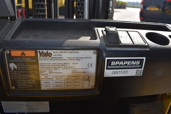 Grote foto yale heftruck 1800kg hefvermogen agrarisch heftrucks