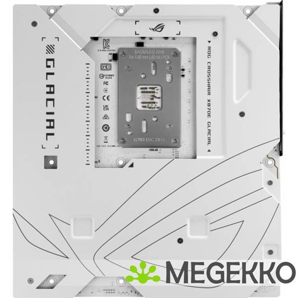 Grote foto asus rog crosshair x870e glacial computers en software moederborden