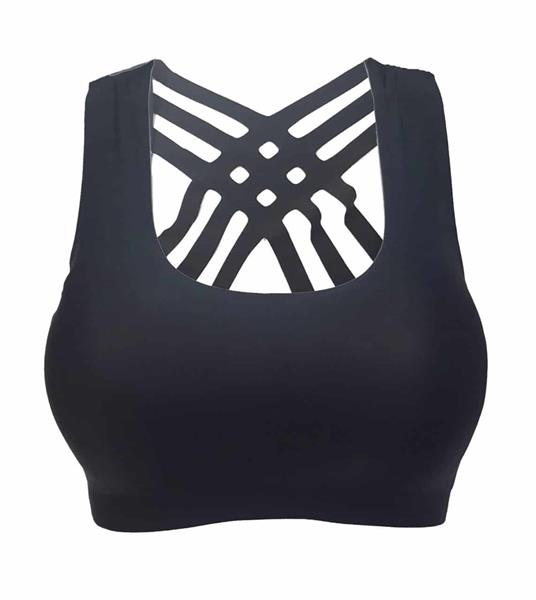 Grote foto beau amp caro beau amp caro sportbh m zwart met kleding dames ondergoed