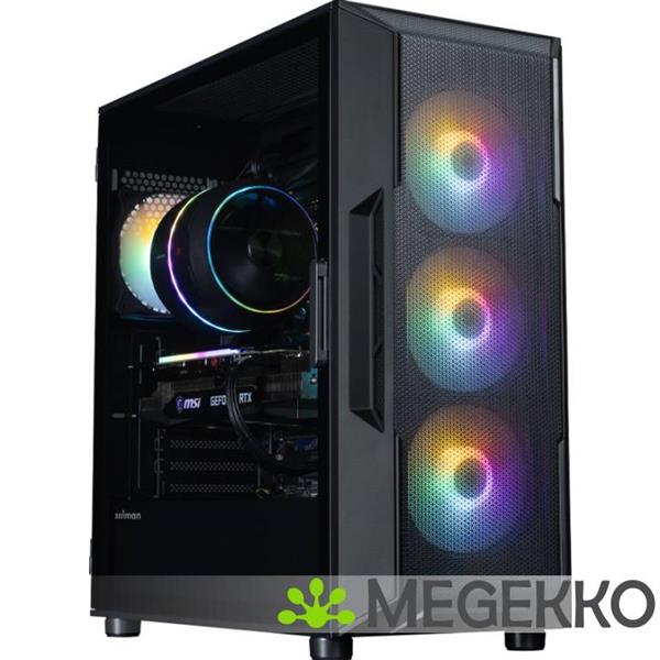 Grote foto zalman i3 neo v2 black computerbehuizing midi tower zwart computers en software behuizingen en kasten