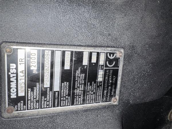 Grote foto komatsu stapelaar triple 1400kg doe het zelf en verbouw hefwerktuigen