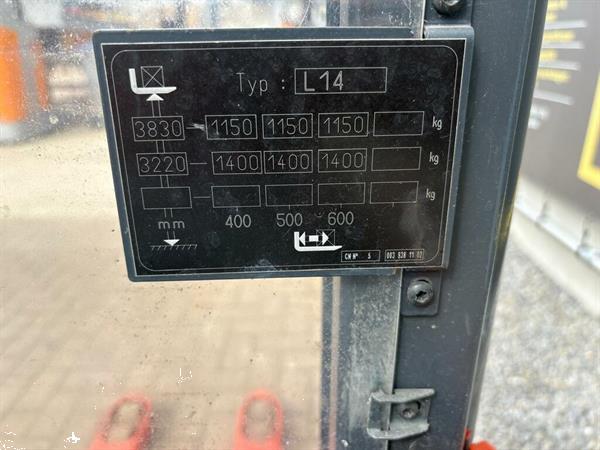 Grote foto vs 22727 elektrische stapelaar linde l14 vorkenbord doe het zelf en verbouw hefwerktuigen