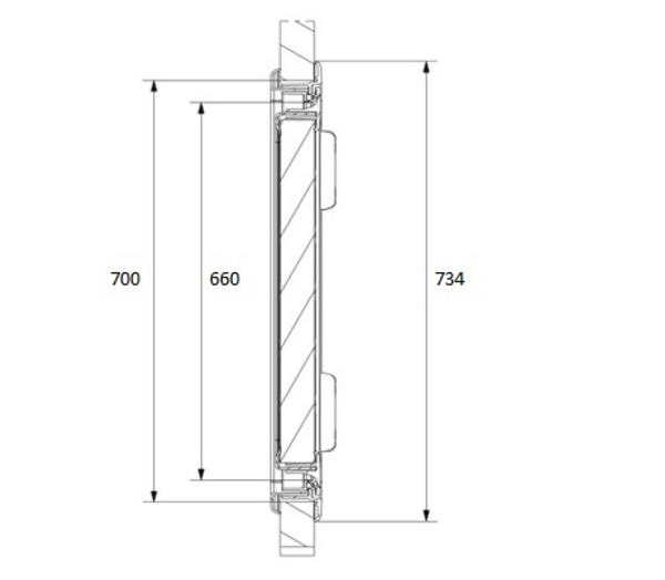 Grote foto dometic serviceluik sk4 70x40.5cm wit caravans en kamperen caravan accessoires