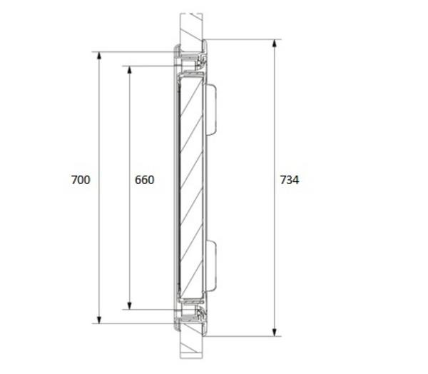 Grote foto dometic serviceluik sk4 70x40.5cm wit caravans en kamperen caravan accessoires
