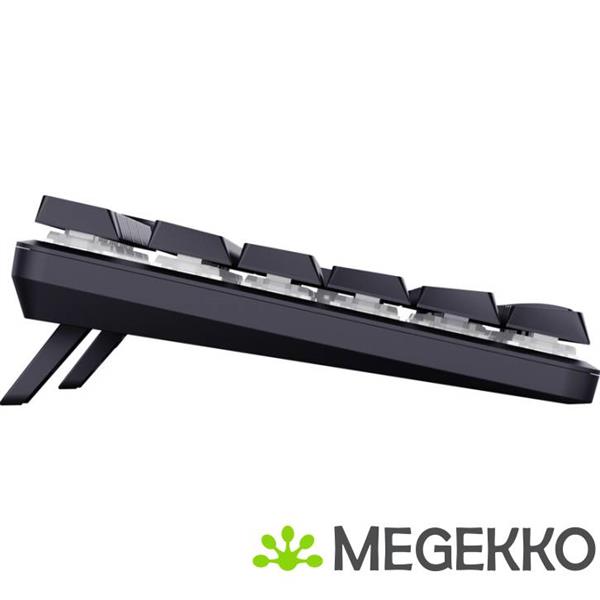 Grote foto trust gxt 868 torix low profile toetsenbord draadloos zwart computers en software toetsenborden