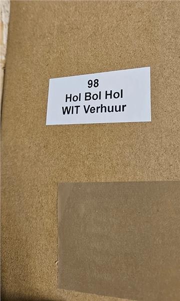 Grote foto lachspiegel wit ex rental kjh98 hol bol hol hobby en vrije tijd feestartikelen