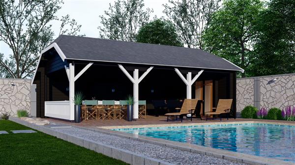 Grote foto nieuw cottage tuinhuis wolfskap wks2 tuin en terras tuinhuisjes en blokhutten